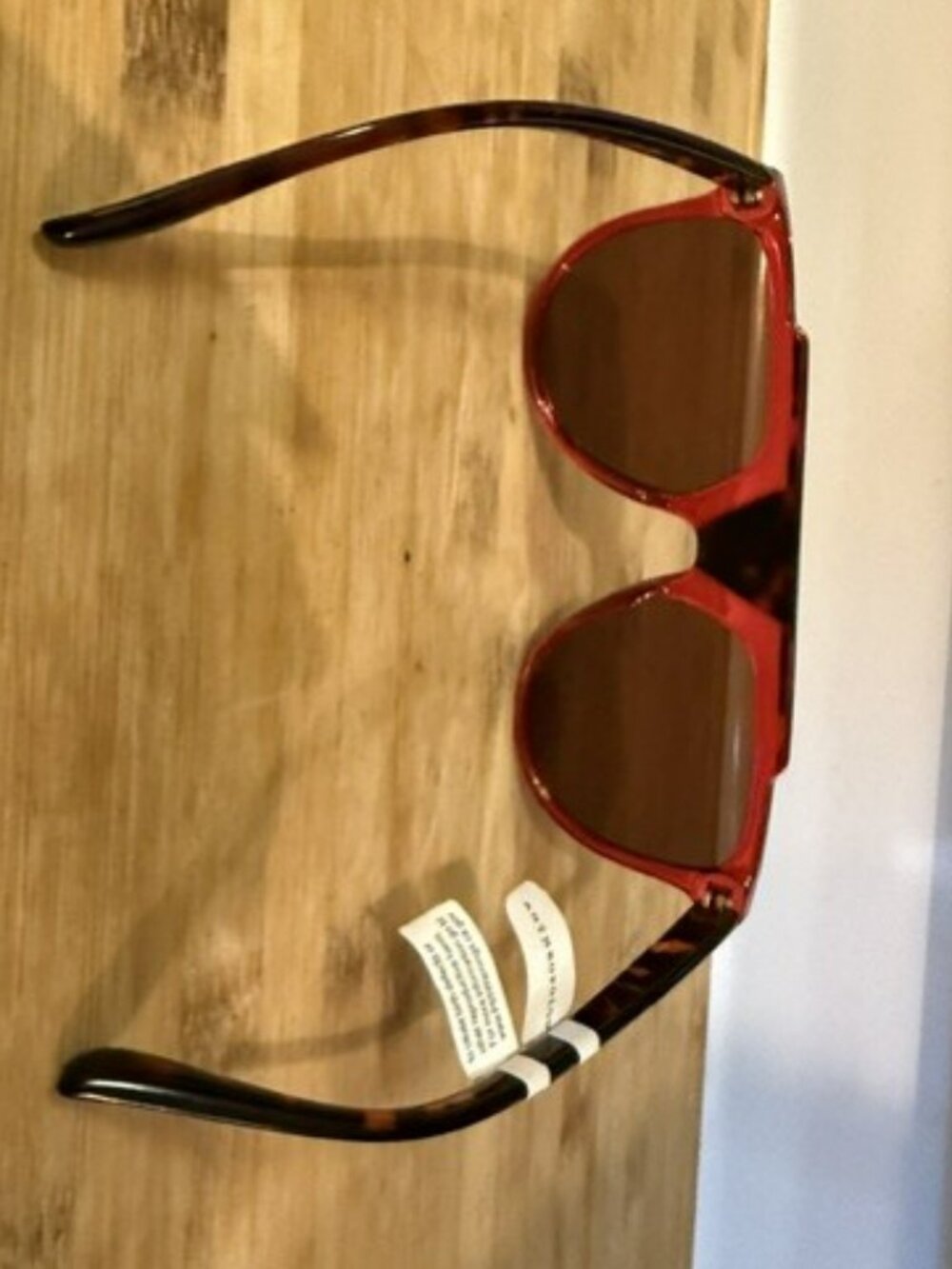 I-SEA Flat Top Red Aviator Sunglasses - Picture 6 of 16